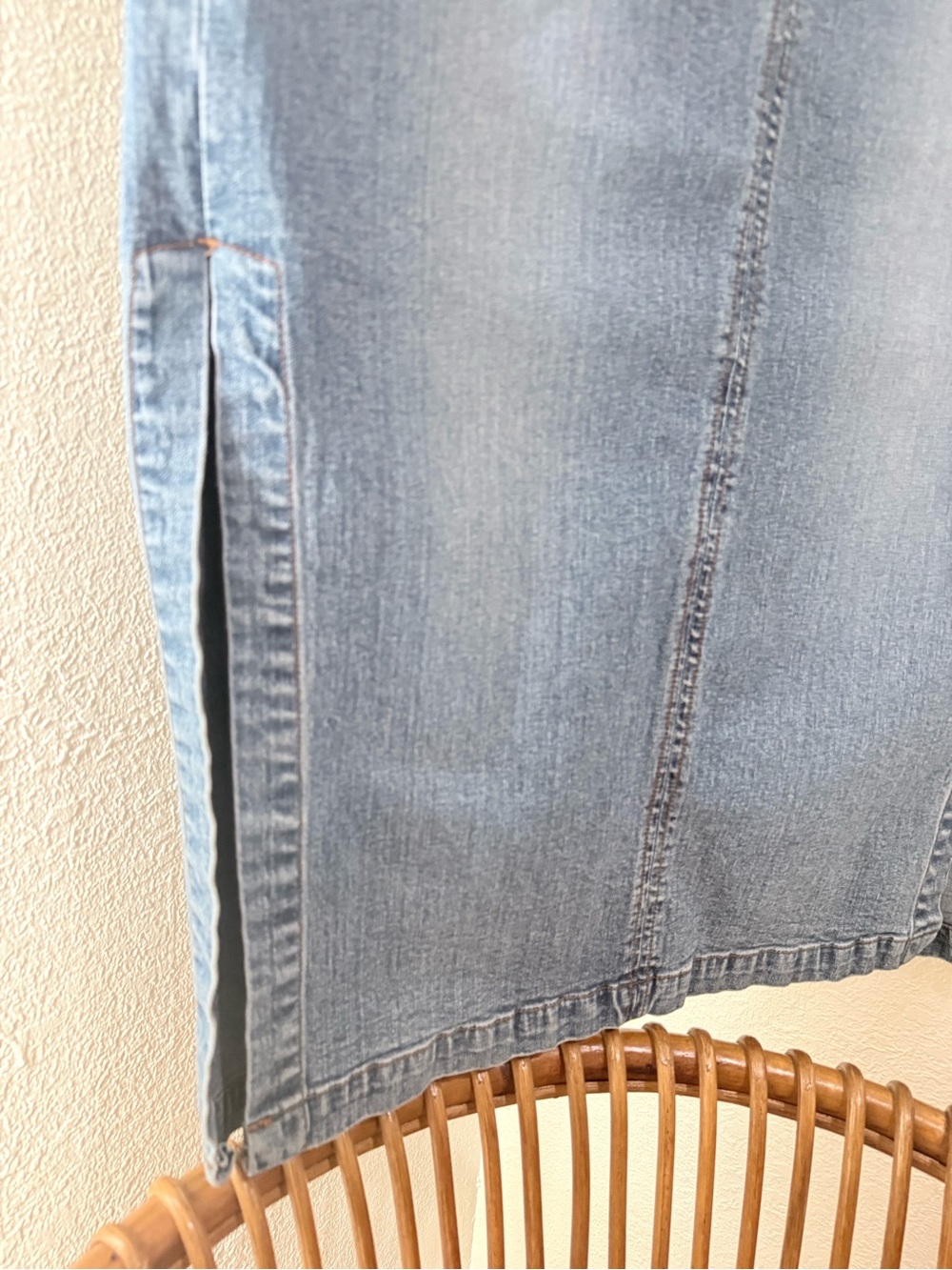 Venezia Denim Maxi Skirt - Picture 3 of 6